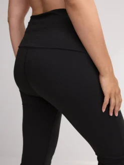 Next Black Maternity Yoga Flare Leggings New