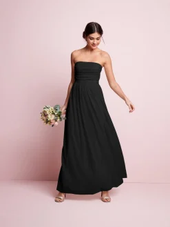 Next Black Mesh Multiway Wedding Guest Bridesmaid Maxi Dress