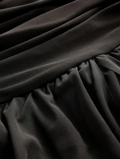 Next Black Mesh Multiway Wedding Guest Bridesmaid Maxi Dress