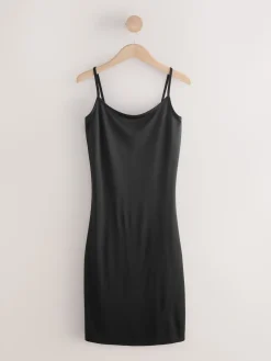 Next Microfibre Comfort Slip Black Online