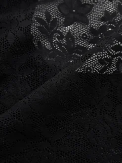 Next Midi All-Over Lace No VPL Knickers 3 Pack Black Discount