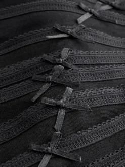 Next Black Midi Full Briefs Cotton Knickers 10 Pack New