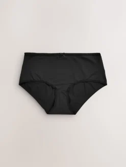 Next Midi Microfibre Knickers 7 Pack Black Hot