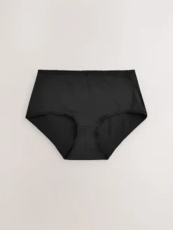 Next Midi Microfibre Knickers 5 Pack Black Online