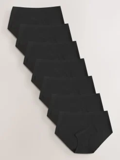Next Black Midi No VPL Comfort Knickers 7 Pack Best