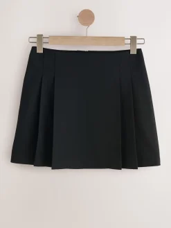 Next Black Mini Pleated Skirt New