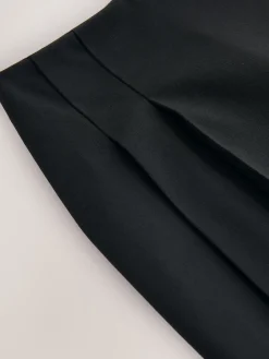 Next Black Mini Pleated Skirt New