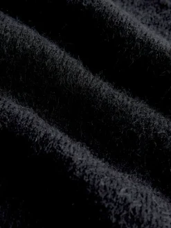 Next Black Music Cassette Long Sleeve Crew Neck Jumper With Wool Sale