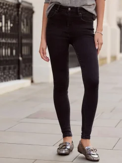 Next N. Premium Authentic Blend Skinny Jeans Black