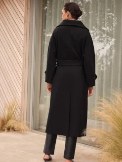 Next N. Premium Funnel Coat Black Best