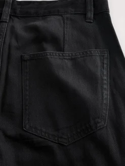 Next N. Premium Palazzo Wide Leg Jeans Black Sale