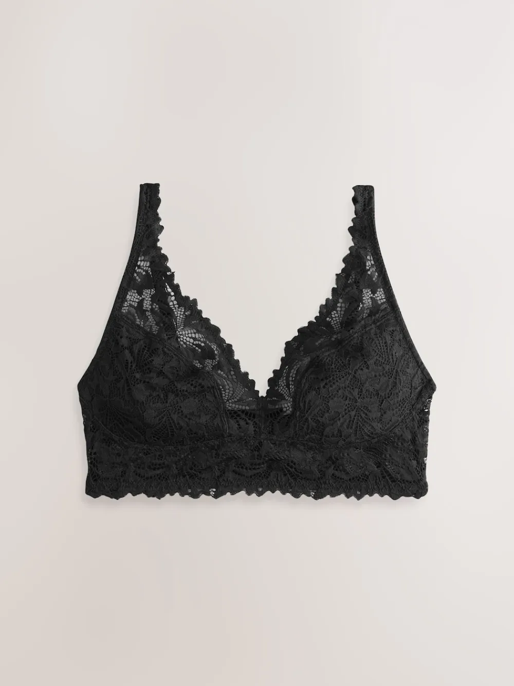 Next Non Pad Non Wire Lace Ultimate Comfort Bra Black Clearance