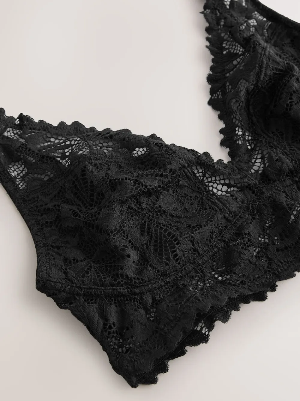 Next Non Pad Non Wire Lace Ultimate Comfort Bra Black Clearance