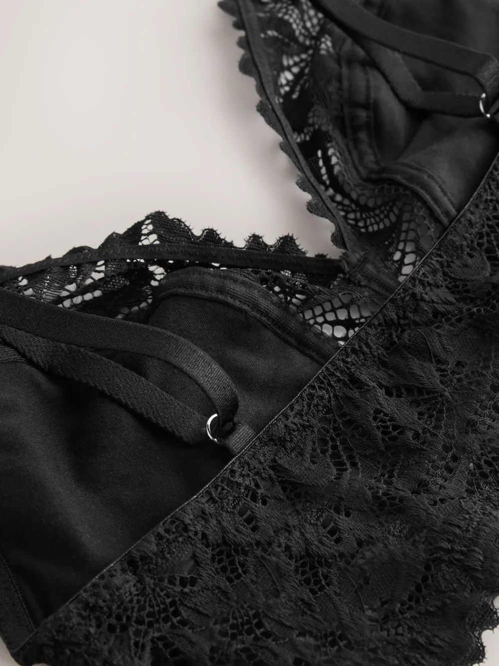 Next Non Pad Non Wire Lace Ultimate Comfort Bra Black Clearance