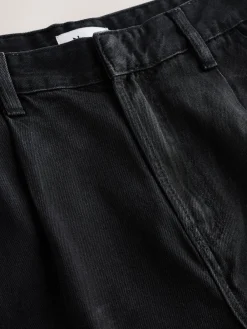 Next N.Premium High Rise Culotte Jeans Black