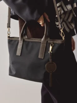 Next Nylon Cross-Body Bag Black New