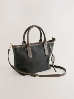 Next Nylon Cross-Body Bag Black New