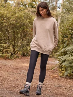 Next Outdoor Fleece Lined Warm Handle Leggings Black Online