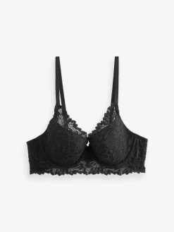 Next Black Pad Balcony Lace Ultimate Comfort Bra