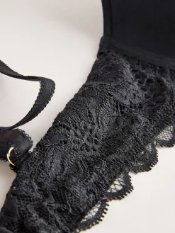 Next Pad Full Cup Premium Ultimate Comfort Lightweight Breathable T-Shirt Bra Black New