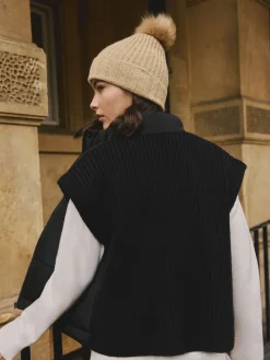 Next Black Padded Gilet Outlet