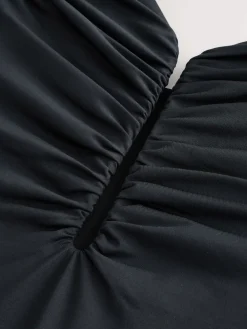 Next Plunge Tummy Control Swimsuit Black Outlet