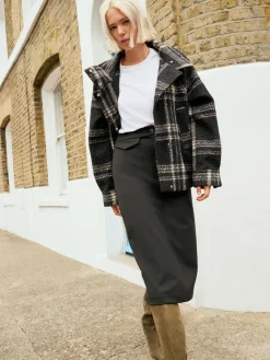 Next Ponte Pencil Skirt Black Hot