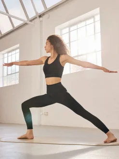 Next Power Active Sports Leggings with Pocket Black New