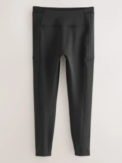 Next Power Active Sports Leggings with Pocket Black New