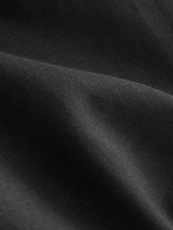 Next Pull On Tapered Trousers With Linen Black Online