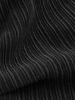 Next Black Rib DD+ Wired Crop Bikini Top Hot