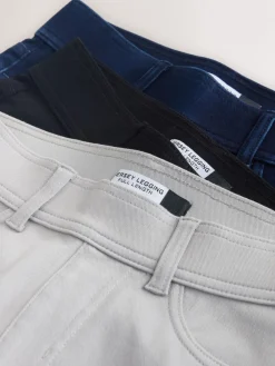 Next Black/ Rinse Blue/ Grey Full Length Jersey Denim Leggings 3 Pack