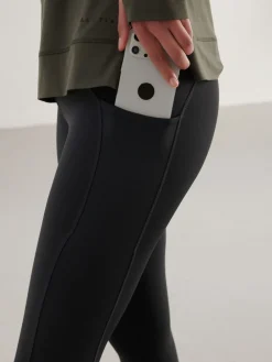 Next Black Running Leggings with Pocket Hot
