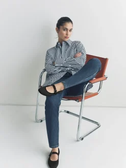 Next Forever Comfort Round Toe Buckle Detail Mary Jane Shoes Black Satin Best