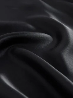 Next Black Satin Midi Skirt Sale