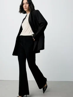 Next Black Sculpting Bootcut Trousers Sale