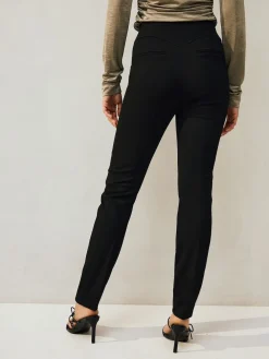 Next Sculpting Military Trousers Black Clearance
