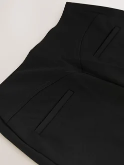 Next Sculpting Military Trousers Black Clearance