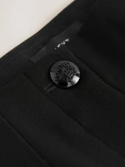 Next Sculpting Military Trousers Black Clearance