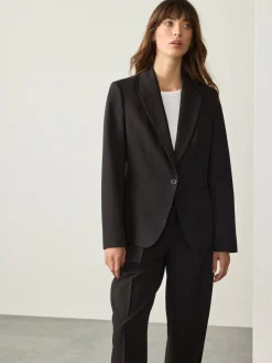 Next Black Sculpting Single Breasted Tailored Blazer Sale