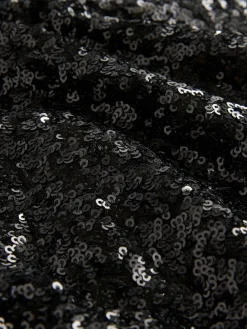 Next Sequin Jacket Black Hot