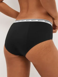 Next Short Heavy Flow Period Knickers 2 Pack Black Online