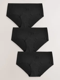 Next Short No VPL Comfort Knickers 3 Pack Black Online
