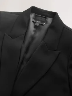 Next Black Single Breasted Skinny Belt Blazer Hot