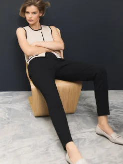 Next Black Skinny Tailored Trousers New