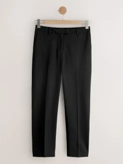 Next Slim Tailored Trousers Black New
