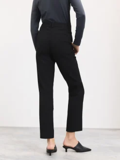 Next Slim Tailored Trousers With Wool Black Best