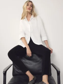 Next Slim Velvet Cord Jeans Black Discount