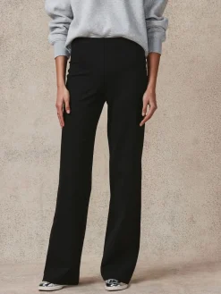 Next Smoothing Ponte Jersey Wide Leg Trousers Black Best