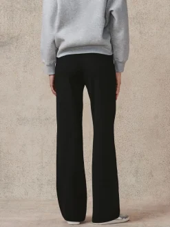 Next Smoothing Ponte Jersey Wide Leg Trousers Black Best